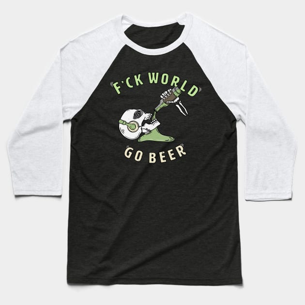 Go Beer Baseball T-Shirt by Summerdsgn